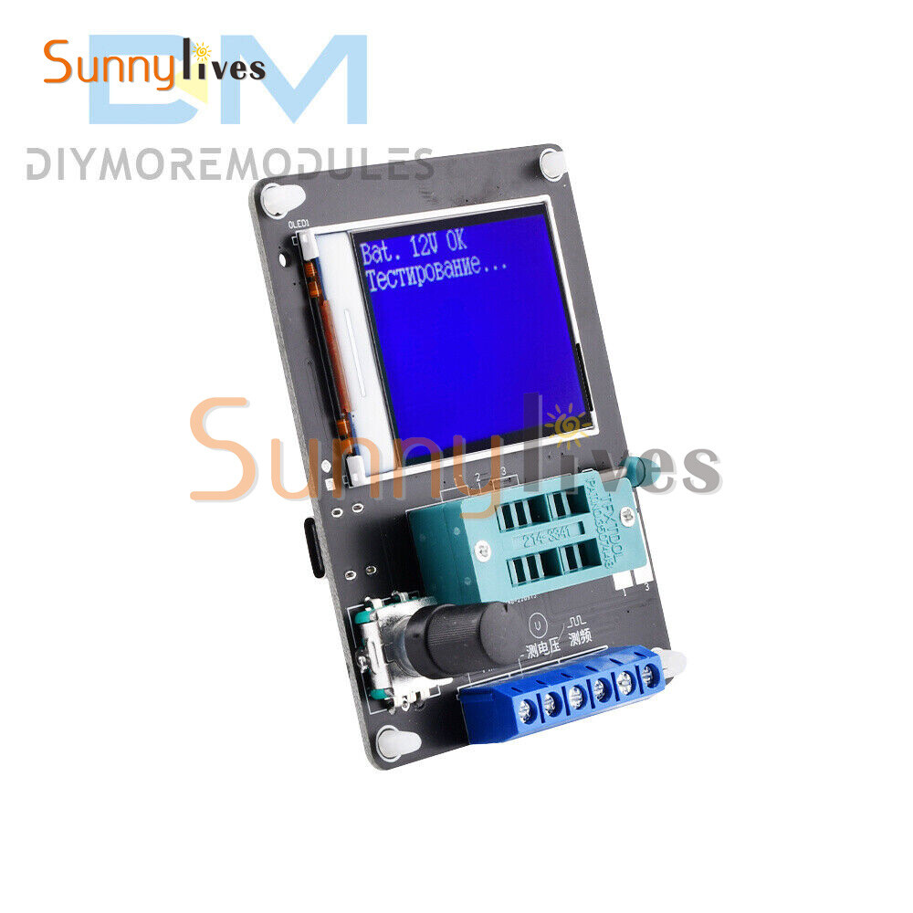 GM328A Transistor Tester Diode Capacitance Inductance ESR Volt Frequency Meter