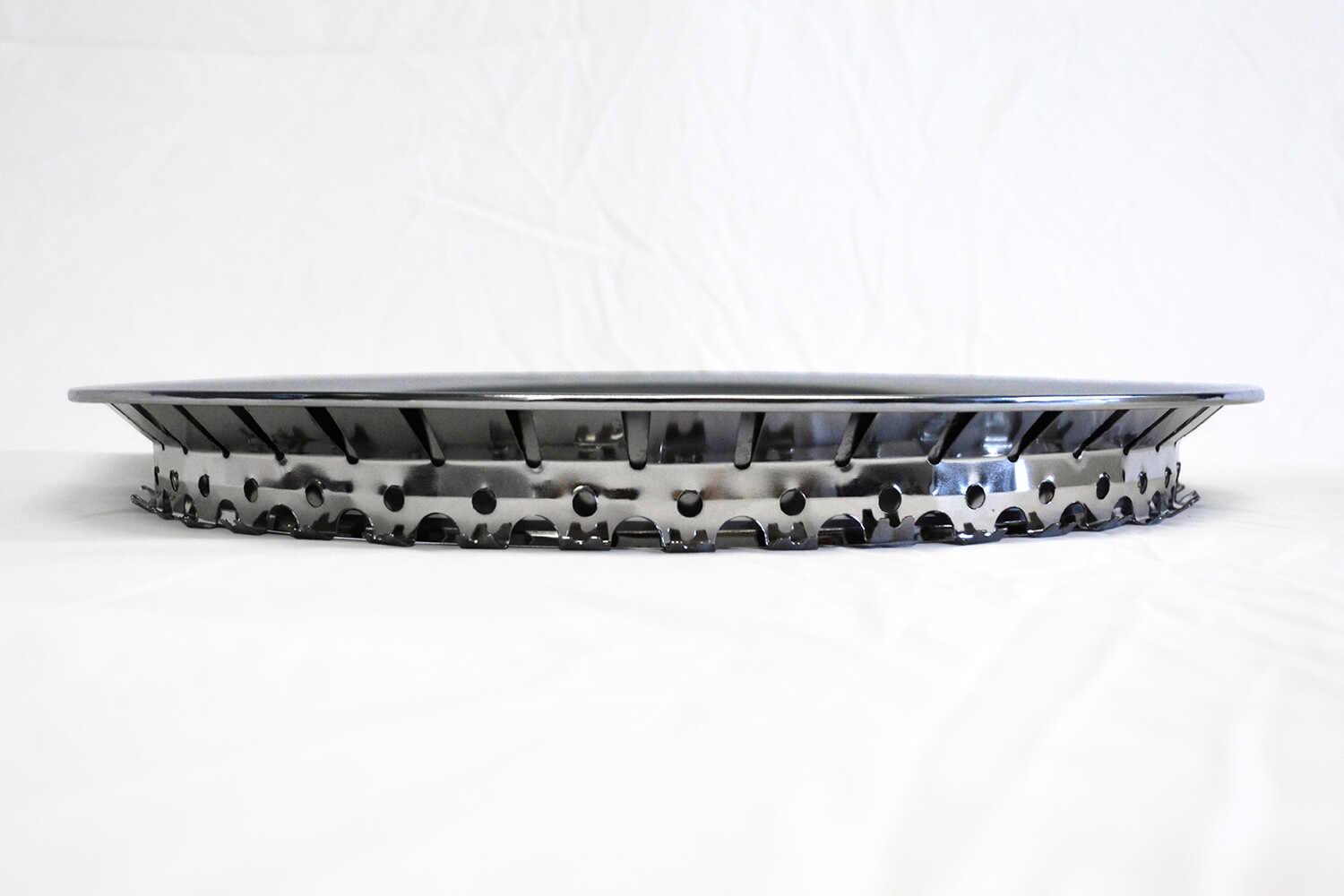 4 NEW 15' CHROME Steel Wheel Trim Rings Beauty Rims Glamour Ring Rim Edge Bands