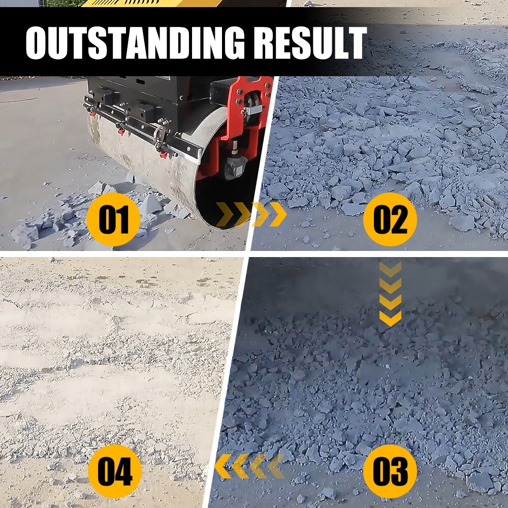 Vibration Powerful Walk Behind Roller Free Delivery Compactor