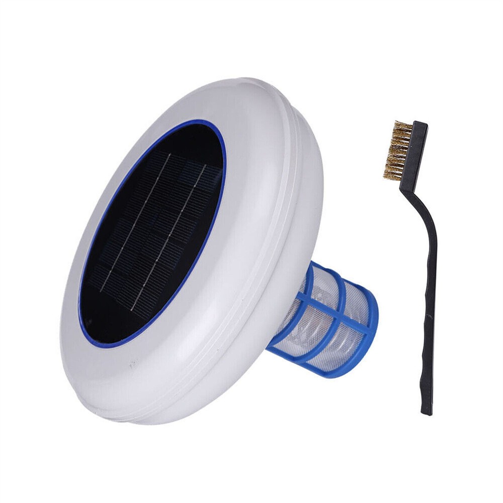 Solar Powered Pool Ionizer Purifier Copper Silver Ion Algae Cleaning New5C