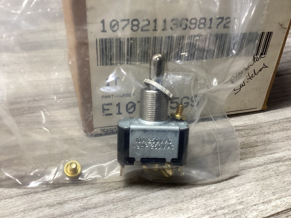 EATON CUTLER-HAMMER TOGGLE SWITCH E10T115GS #101N67