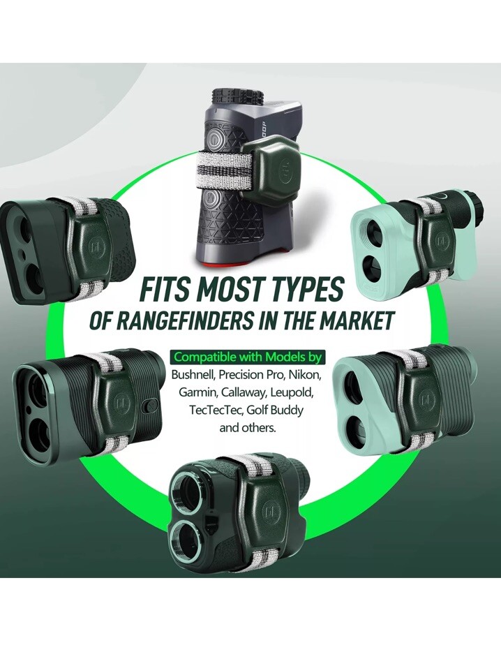 Gaialoop Golf Rangefinder Magnetic Holder Mount Strap Universal Adjustable Magne