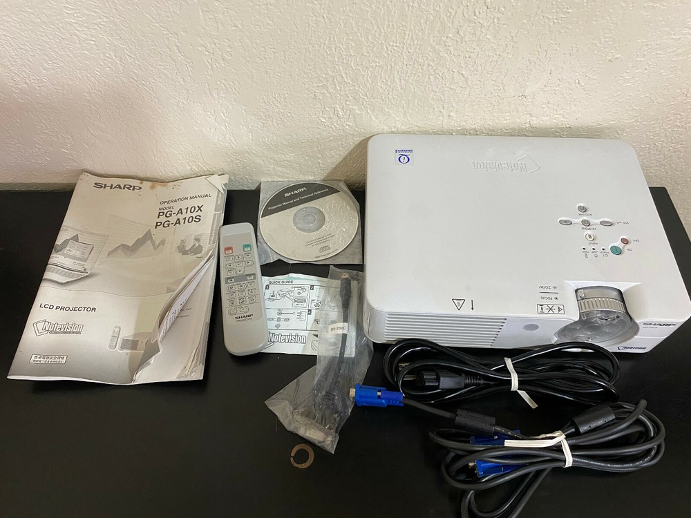 Sharp Notevision PG-A10X Projection Display Tested Read