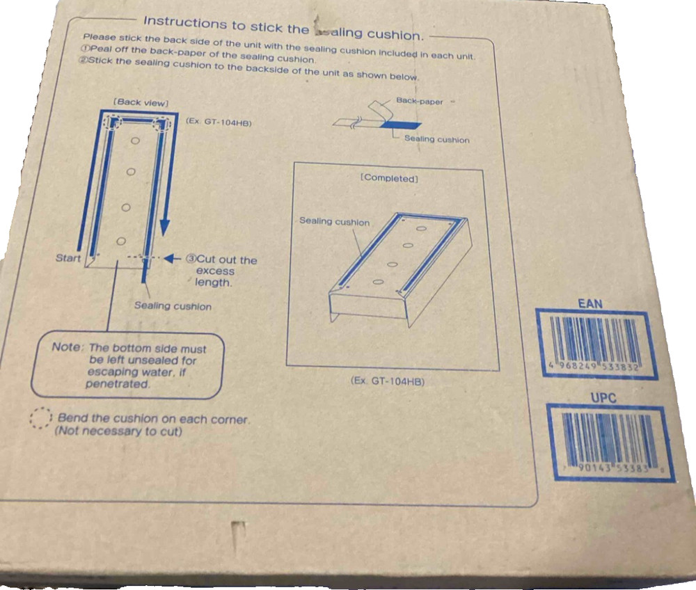 Aiphone GT-202HB 4 Module Surface Box (2Hx2V) Brand New