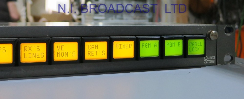 Evertz cp1000e ethernet router control matrix panel