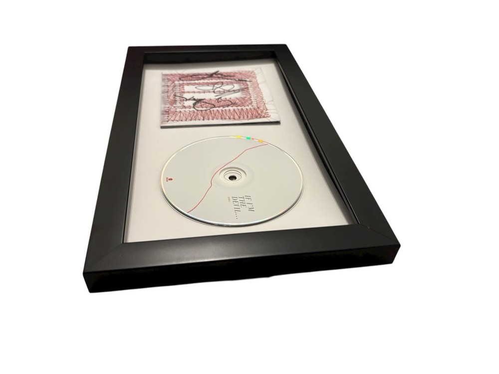 LETLIVE. SIGNED AUTOGRAPH IF I’M THE DEVIL FRAMED CD JASON +2 w/ PROOF + JSA COA