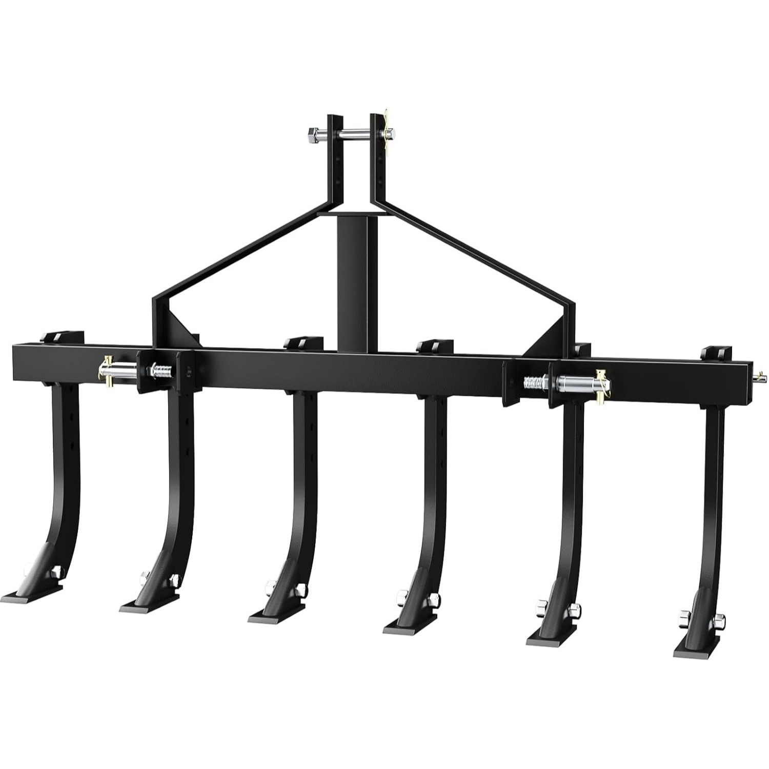 48" Multi-Purpose Plow Cultivator, 3 Point w Adjustable Shanks for Lawn Tractors