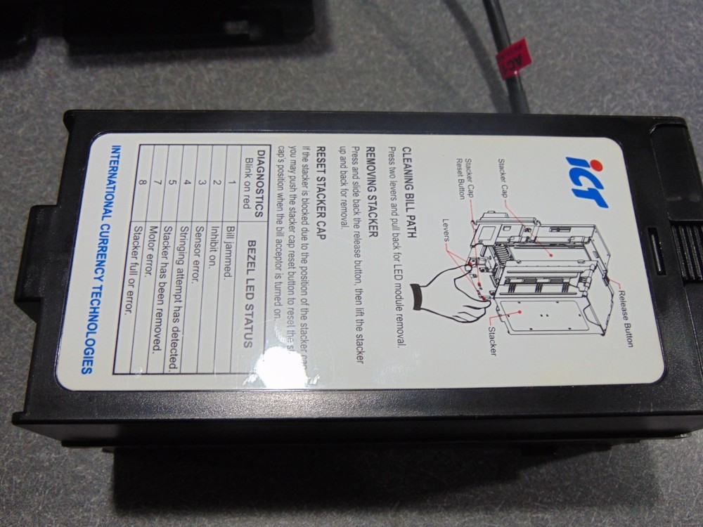 USED ICT PA7 BILL ACCEPTOR. GOOD WORKING CONDITION *NICE*