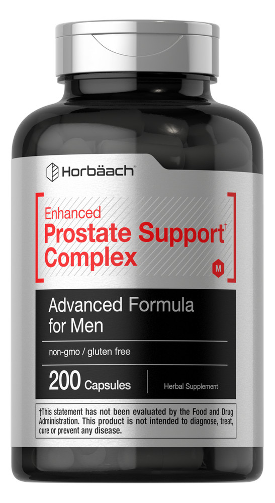 Prostate Supplement for Men | 200 Capsules | Herbal Complex | by Horbaach