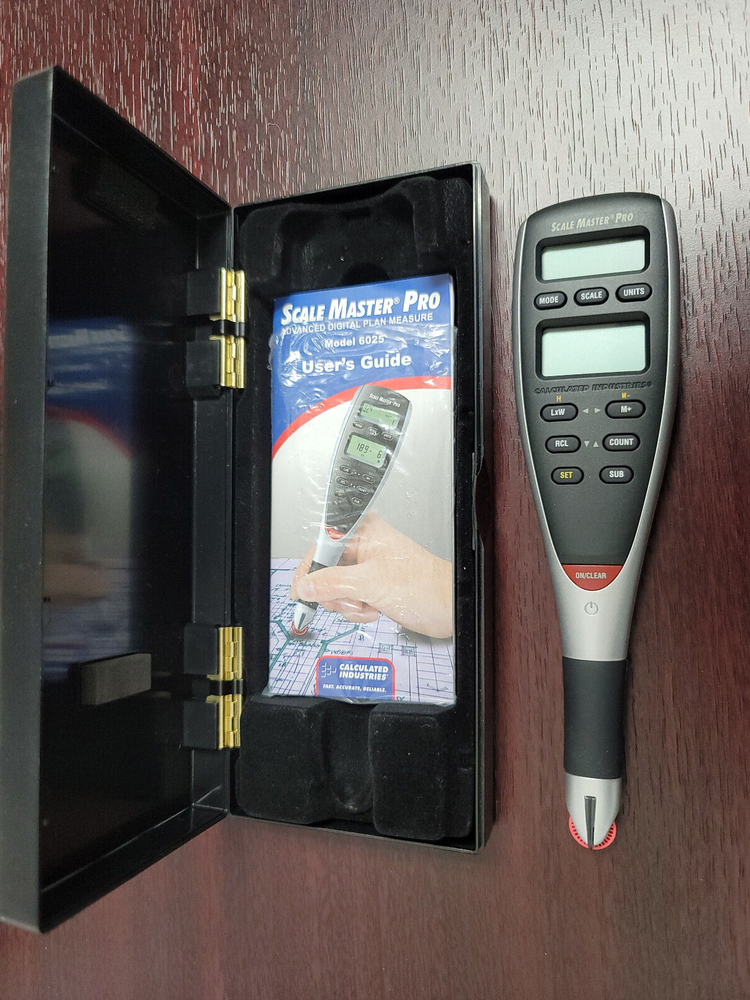 CALCULATED IND SCALE MASTER PRO ADVANCED DIGITAL PLAN MEASURE 6025, PREOWNED
