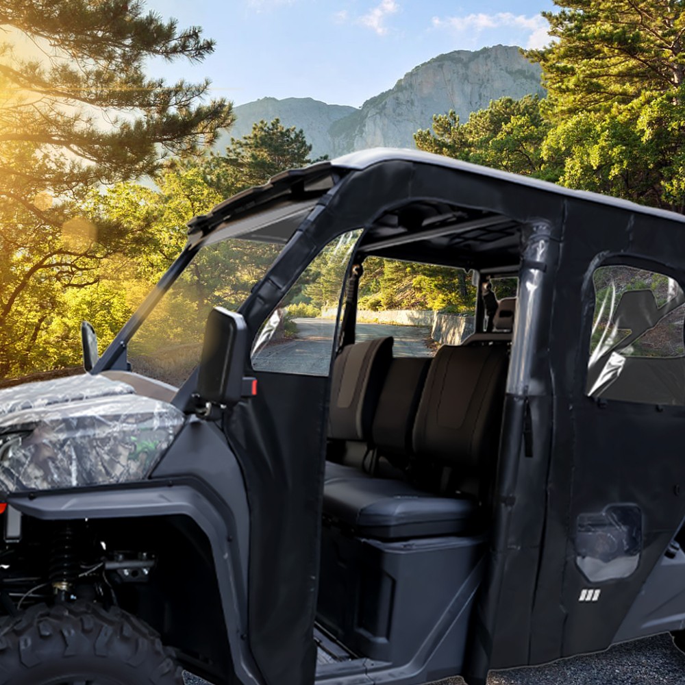 Zipper Soft Cab Enclosure Doors Side Window for CFMOTO UForce 1000 XL 2022-2025