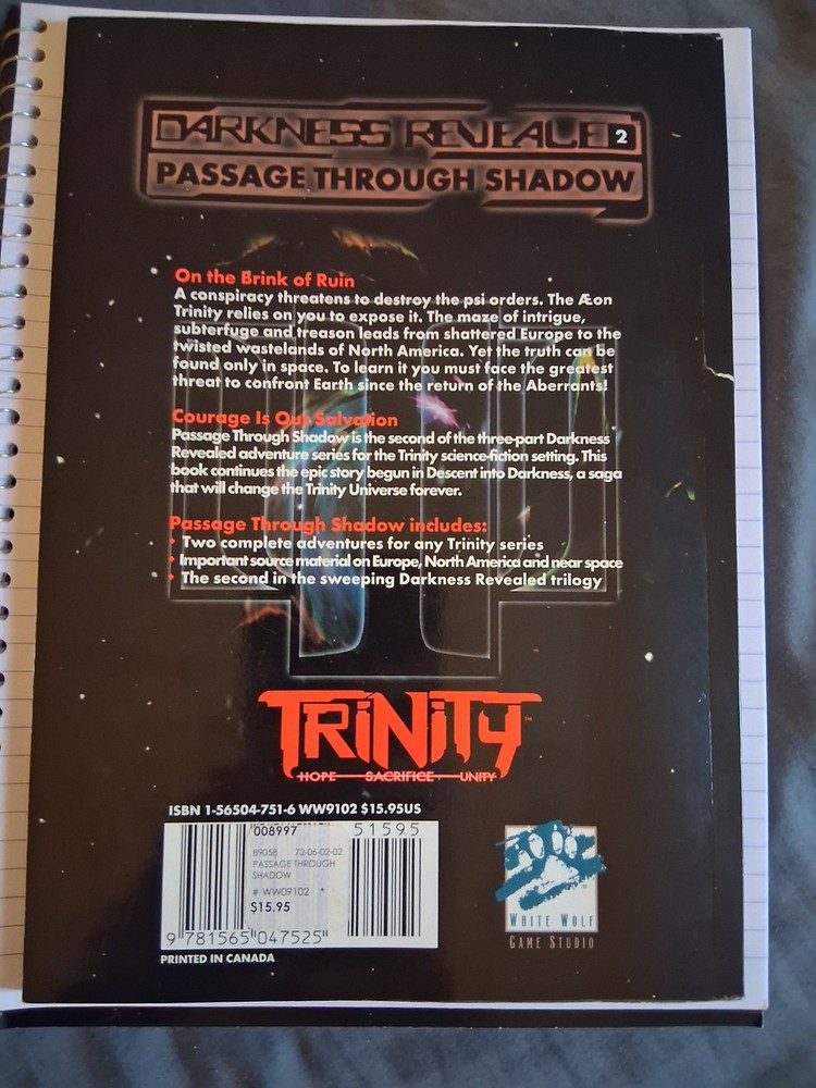 Darkness Revealed #2 Passage Through Shadow