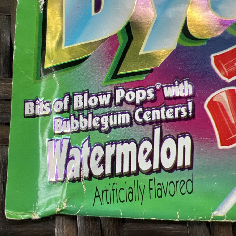 1990's Blow Pop BYTES WATERMELON bubble gum - Sealed - NOS