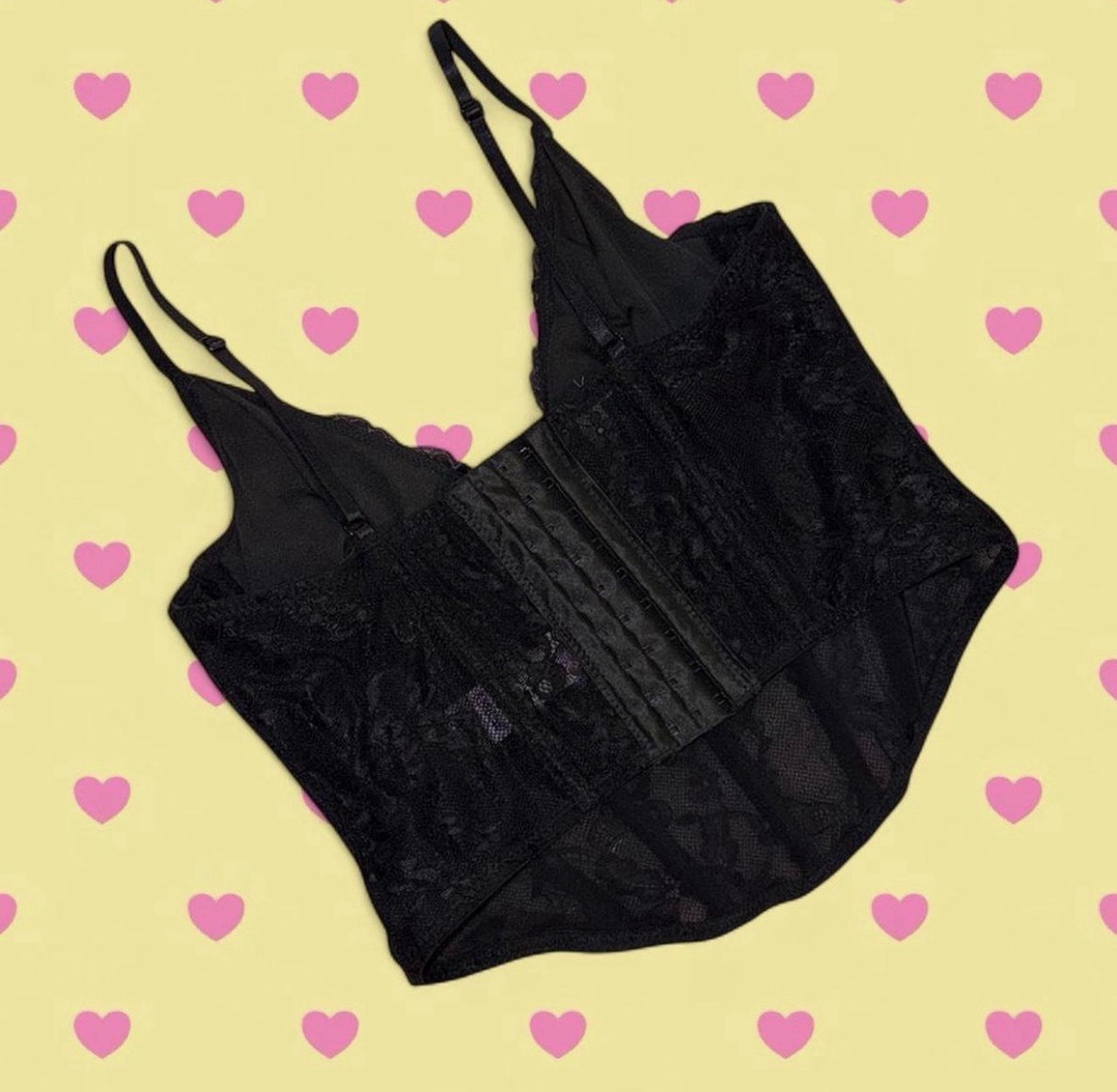 ㅤꨄ︎ Garage Black Going Out Corset