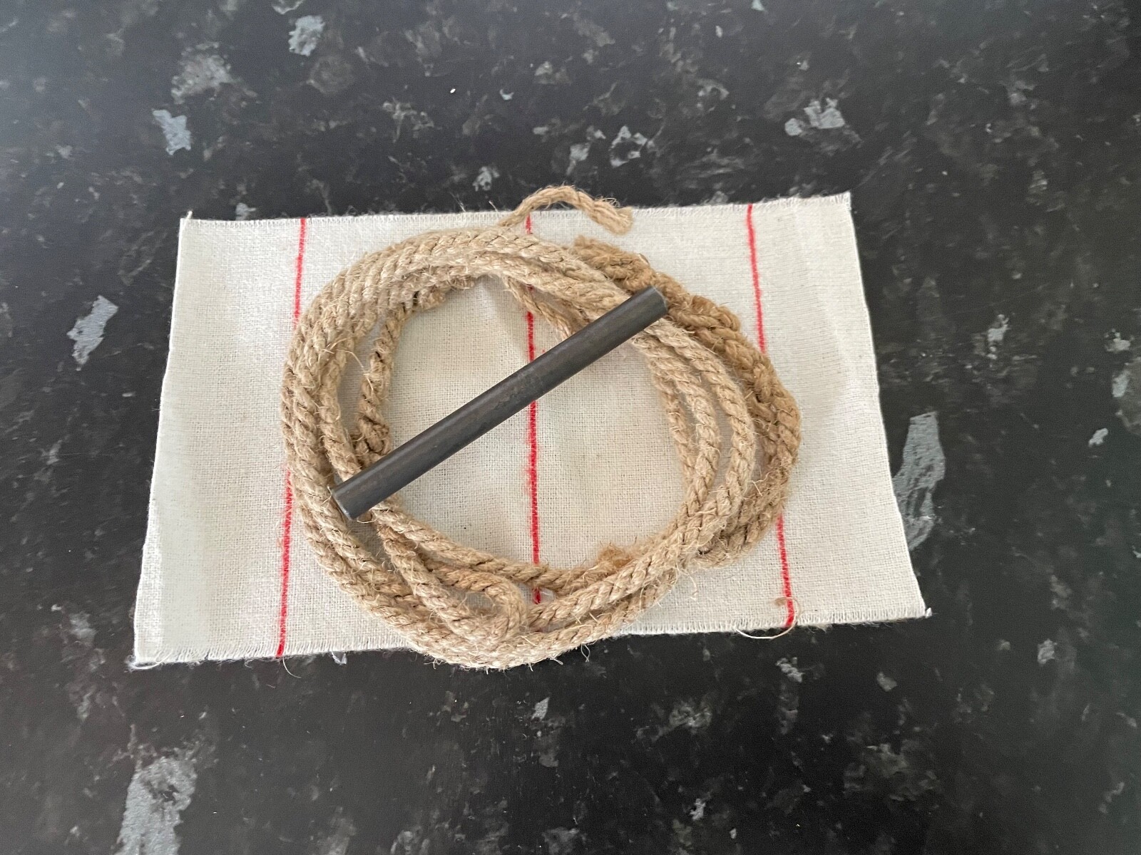 BRITISH MARTINI ENFIELD to LEE ENFIELD PULL THROUGH CORD With STEEL WEIGHT + GAU