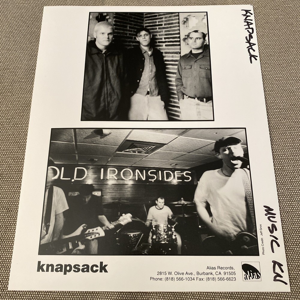 Knapsack Press Photo 8x10”. See Description.