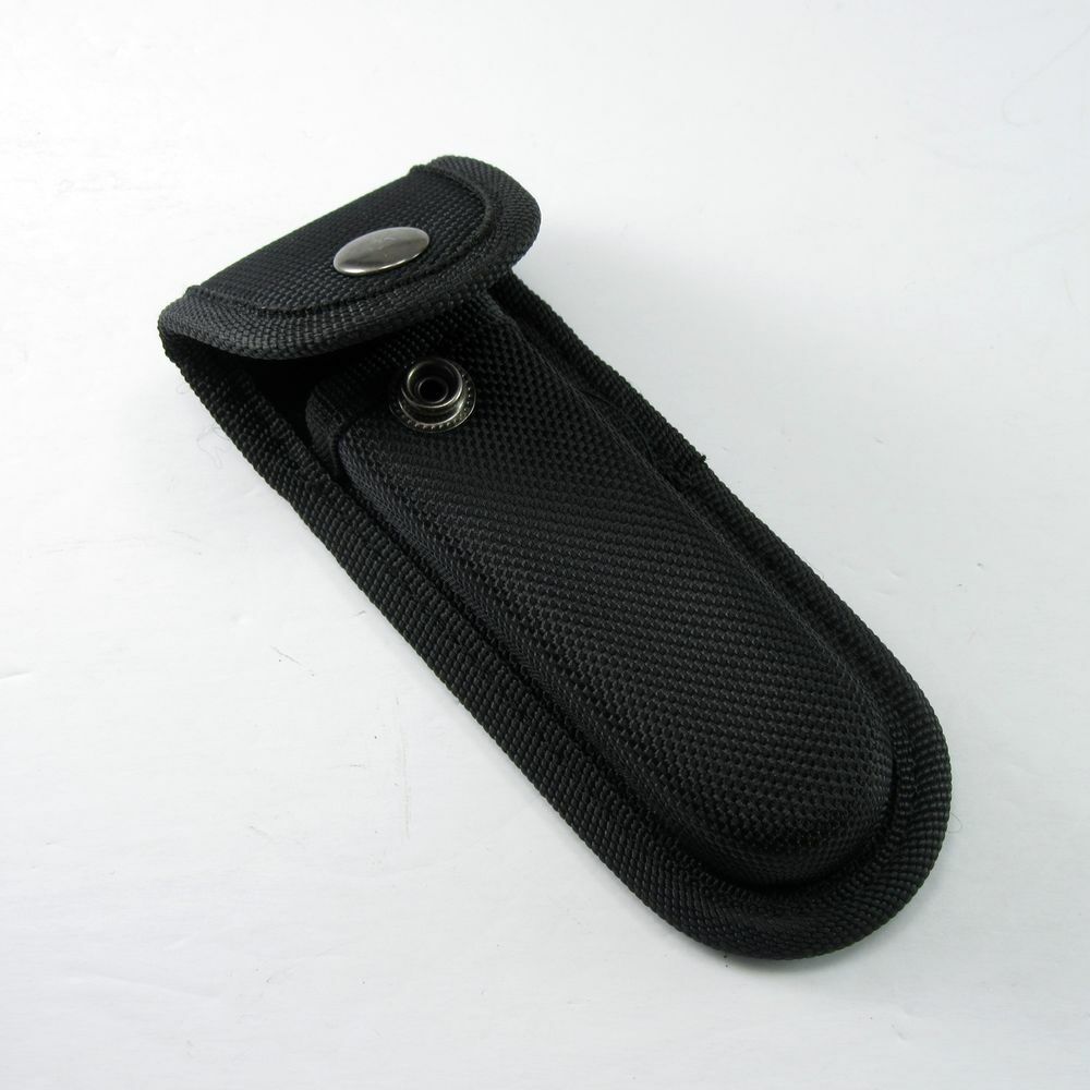 NEW Folding Knife Sheath Case Black Hard Box Reinforce Nylon for 5" Pocket Knife