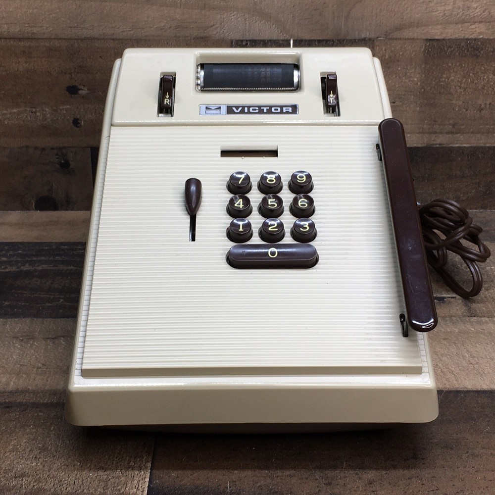 Vintage Victor Comptometer Adding Machine Calculator Model 7 82 54 *Needs Ink*