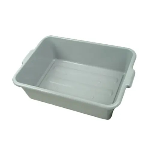 Thunder Group PLBT007G 20-1/2" x 15-1/2" x 7" Gray Polyethelyne Bus Box