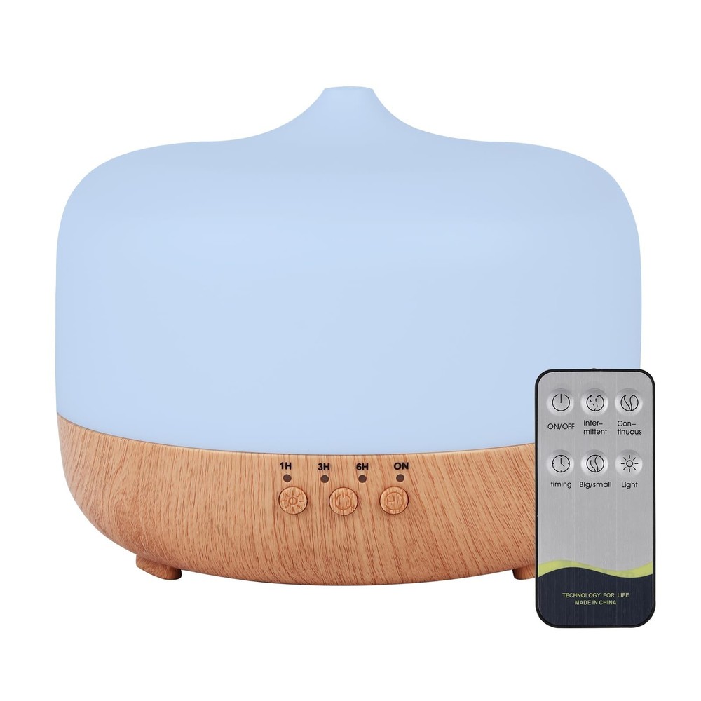 HAPPTWS 1000ml Essential Oil Diffuser - Remote Control Aromatherapy Diffuser ...