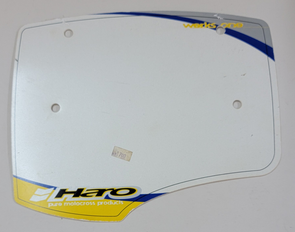 Haro Werks One Bmx Plate NOS