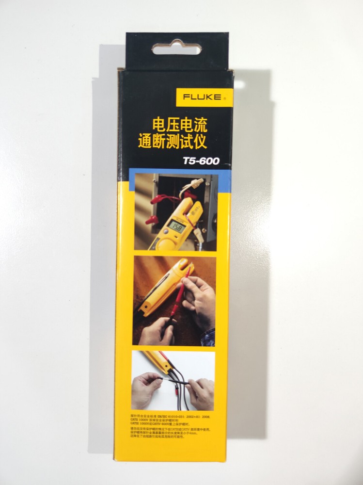 NEW Fluke T5-600 Clamp Meter Continuity Current Electrical Tester