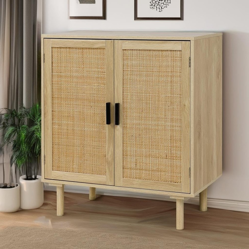 Solid Wood Sideboard Storage Cabinet