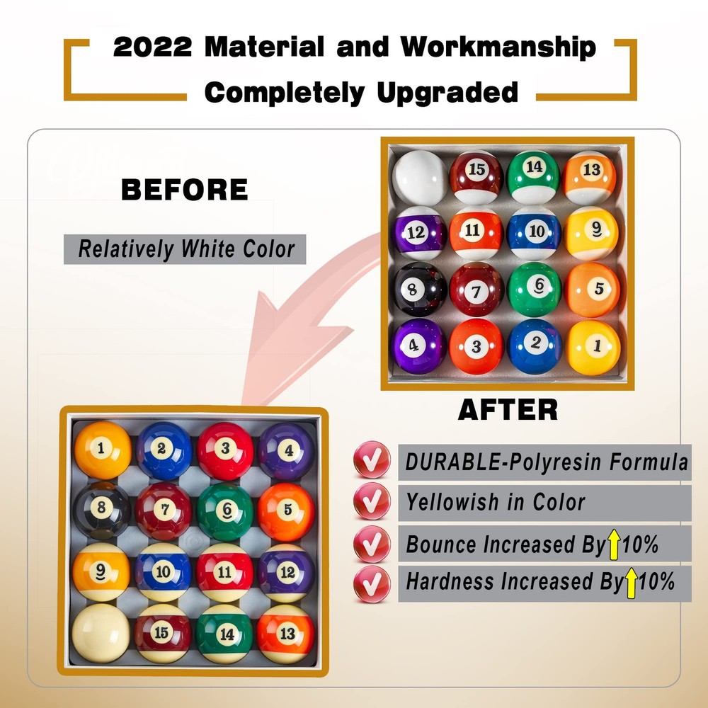 Billiard Balls Set 16 Pool Table Balls