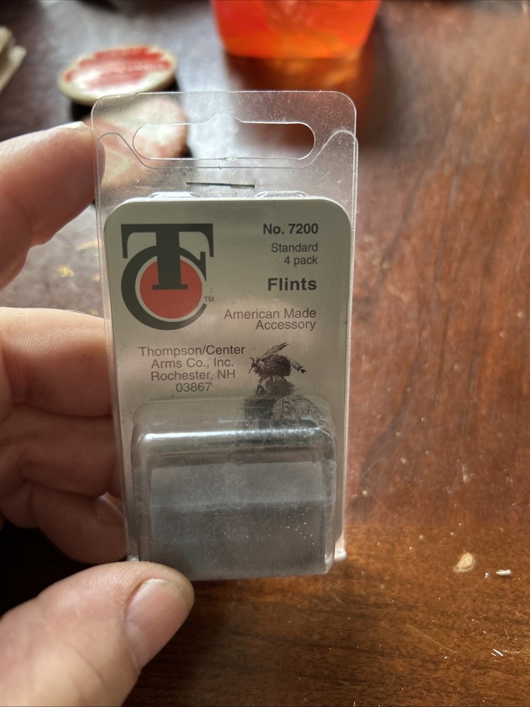 Thompson Center Muzzleloader 4 Flints For All T/C Flint Locks 7200 Free Ship