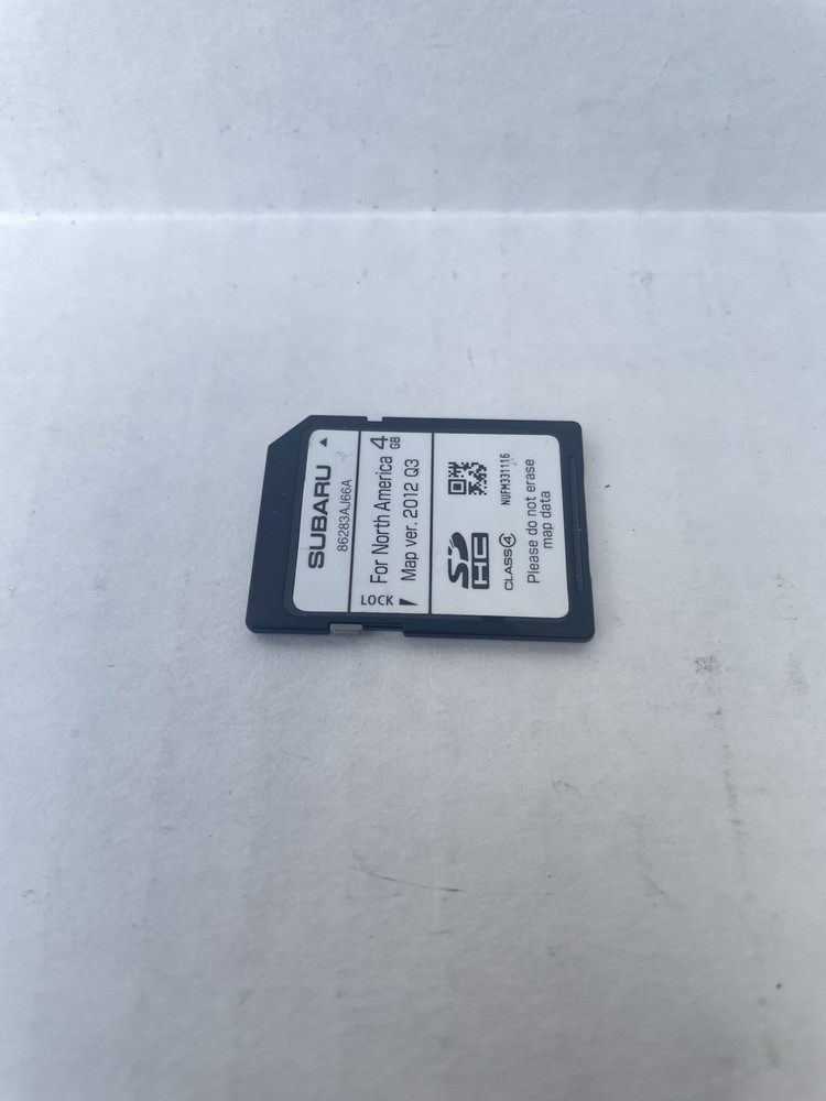 2013 2014 Legacy Outback Navigation GPS Map Data Genuine SdCard. 86283AJ66A