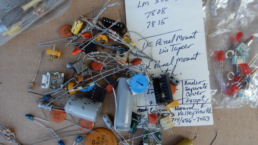 Vintage Assorted Electronics Components - Lot