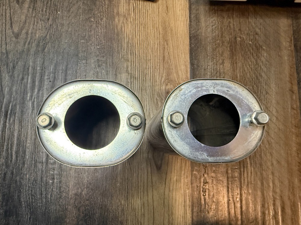 Harley Davidson OEM Upper Fork Slider Covers (Cowbells)