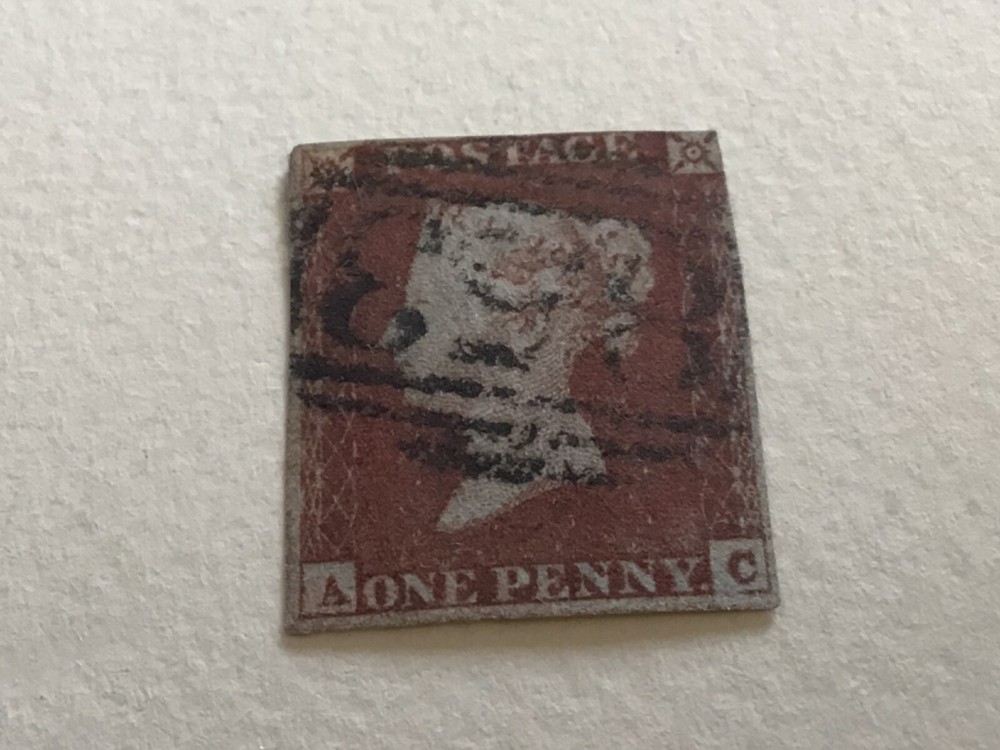 Great Britain 1841 imperf used stamp A18856