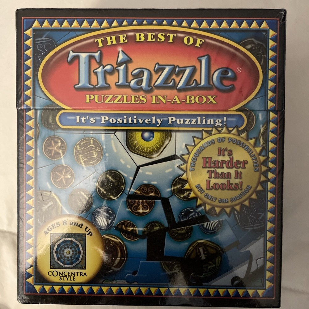 Triazzle Concentra Atlantis Jigsaw Puzzle by Dan Gilbert 2003