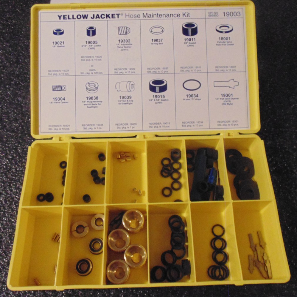 Yellow Jacket 19003 Hose Maintenance Complete Kit