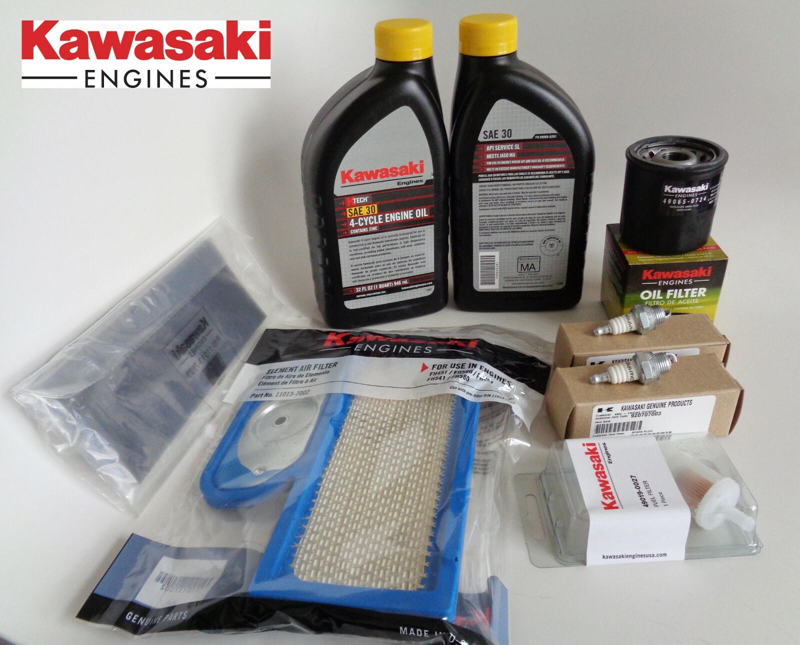 OEM TUNE-UP KIT, KAWASAKI FH500V, FH531V, FH541V, FH580V ENGINES, NEW