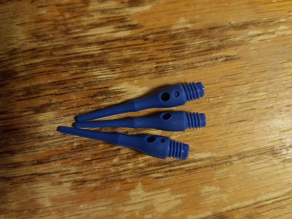 Viper Dart Accessory Tufflex III Blue 2BA Thread Soft Tip Dart Points