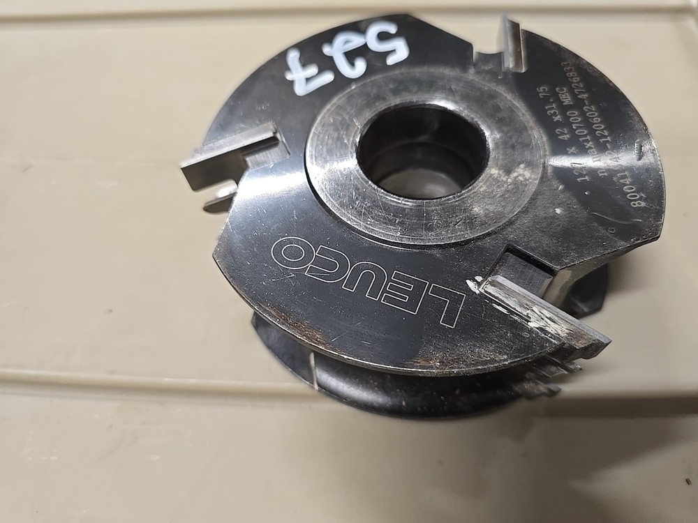 LEUCO USED Blade Shaper Cutter Cutting Head Replaceable Insert 127x42x31.75
