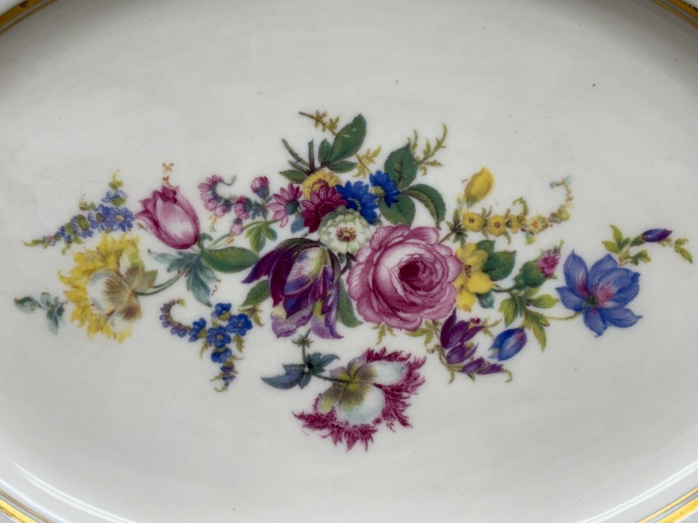 Castleton "CASTLETON MANOR" USA ~ 2 Piece Serving Set: Platter, Oval Bowl