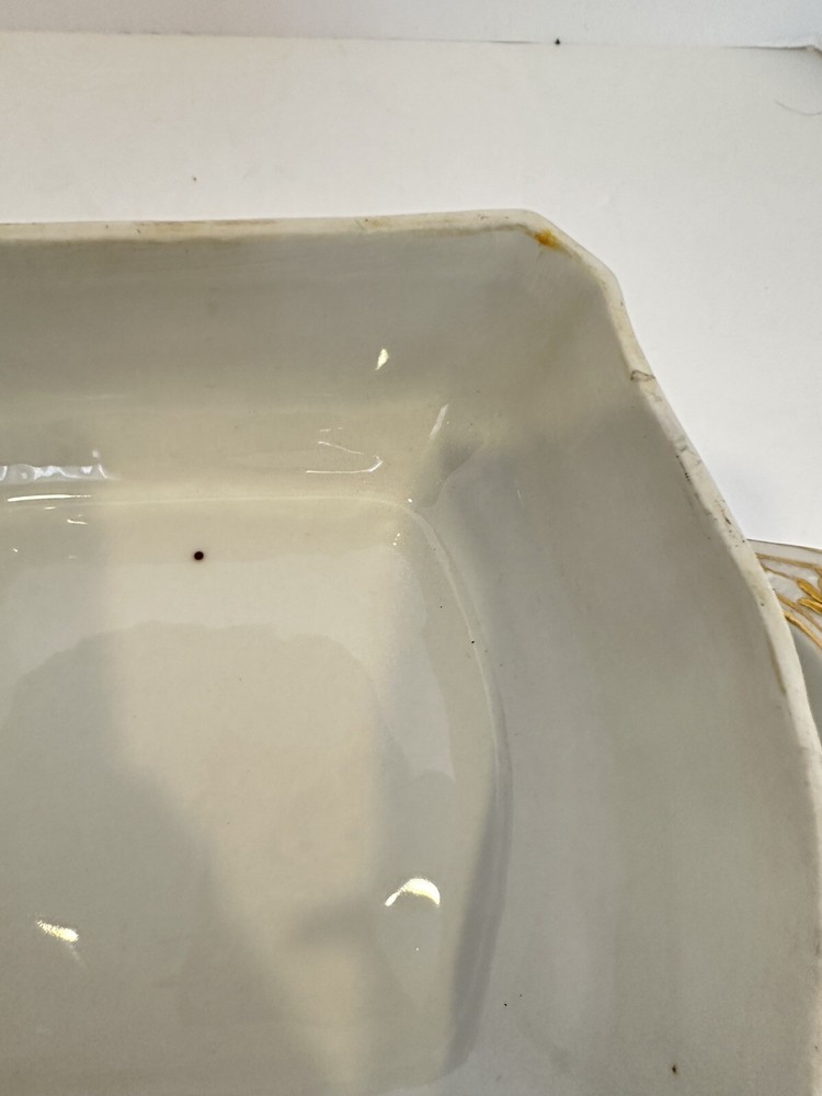 Antique C.H.Fields Haviland Limoges Depose Medium Covered Dish Serving