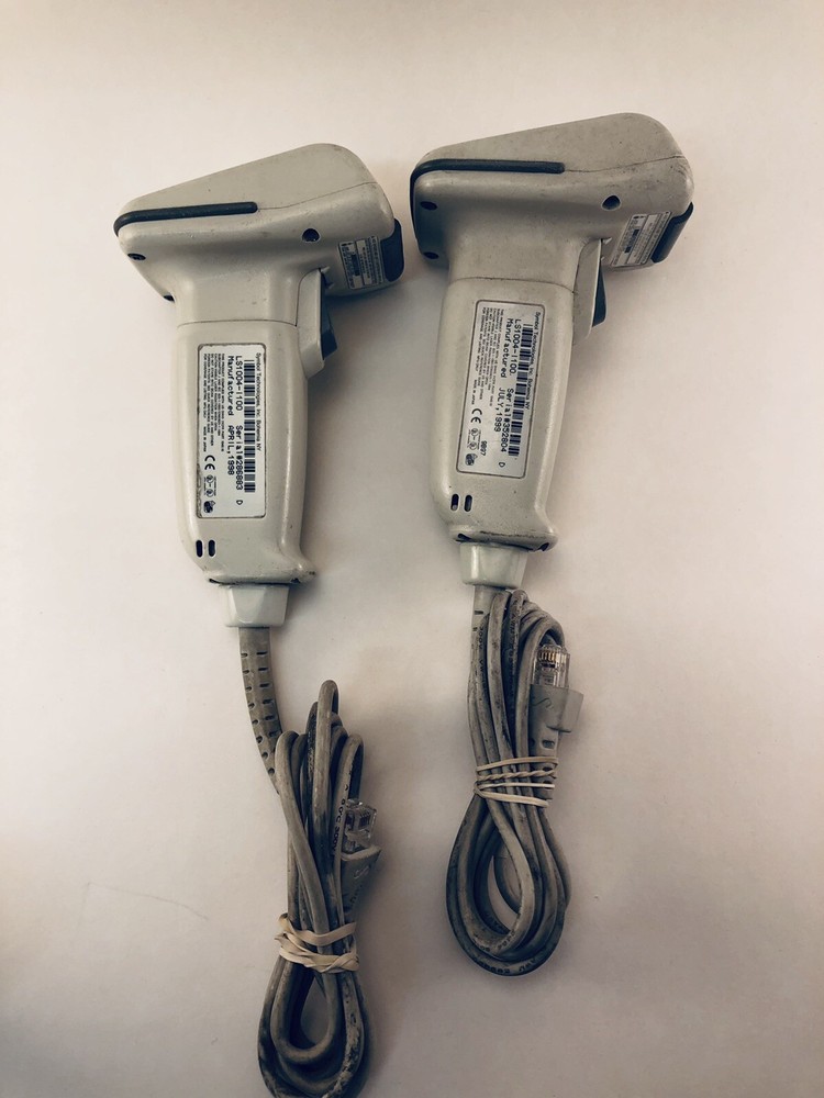 Symbol Spark LS1004 Bar Code Scanner-(5)-& STI80-0200 Synapse Smart Cable (2)