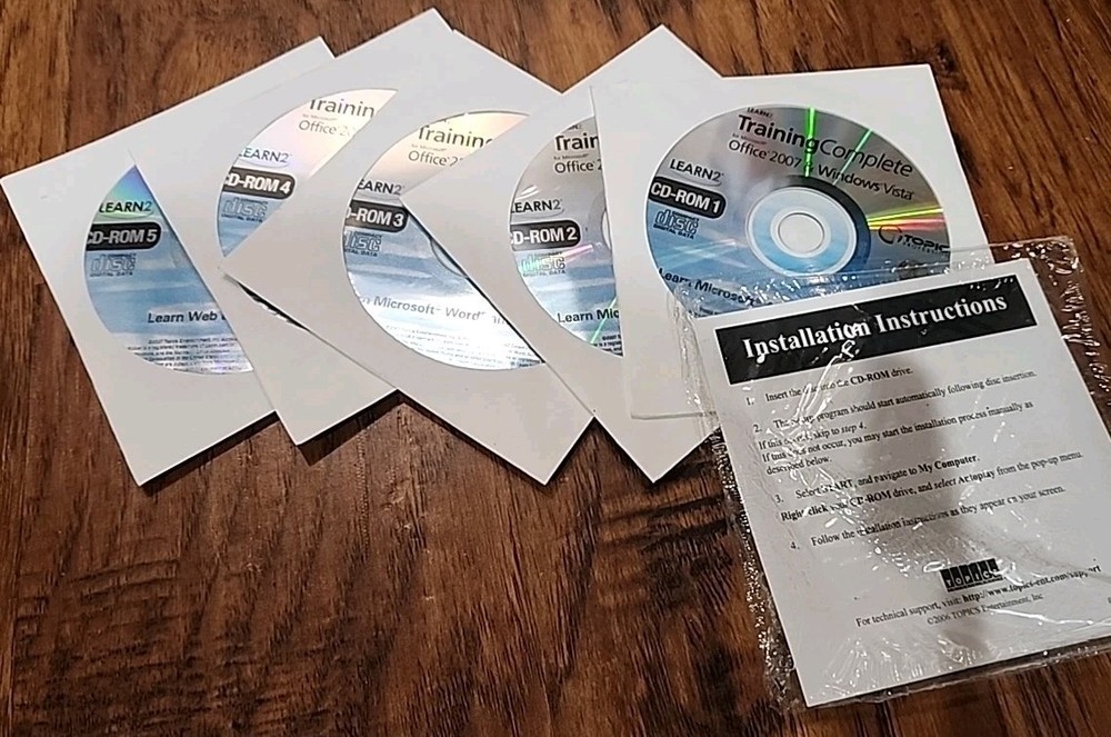 Learn2 Training Complete For Microsoft Office 2007 & Windows Vista