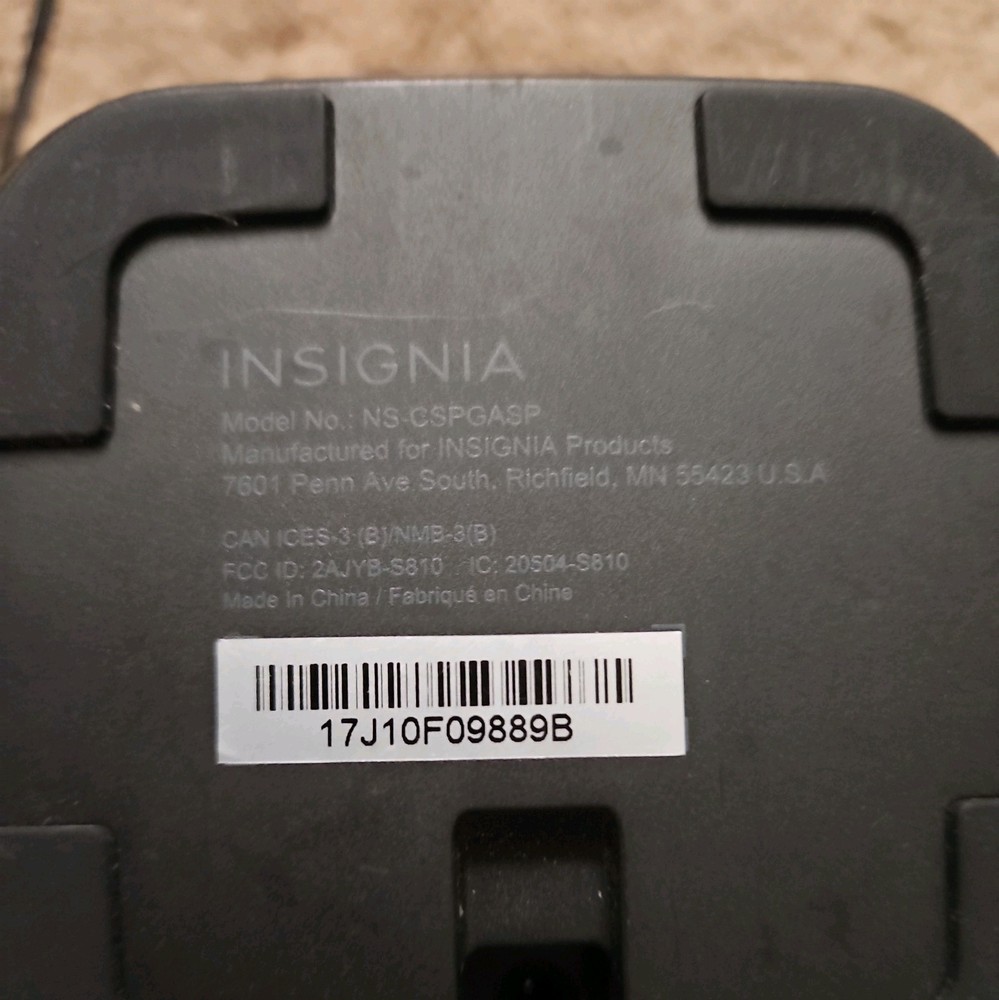 Insignia Voice Smart Bluetooth Speaker w/ Google Assistant - Model NS-CSPGASP