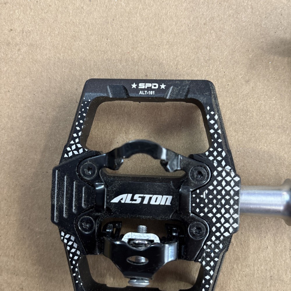 Alston SPD ALT-161 Duel Function Pedals Black CNC Bearings