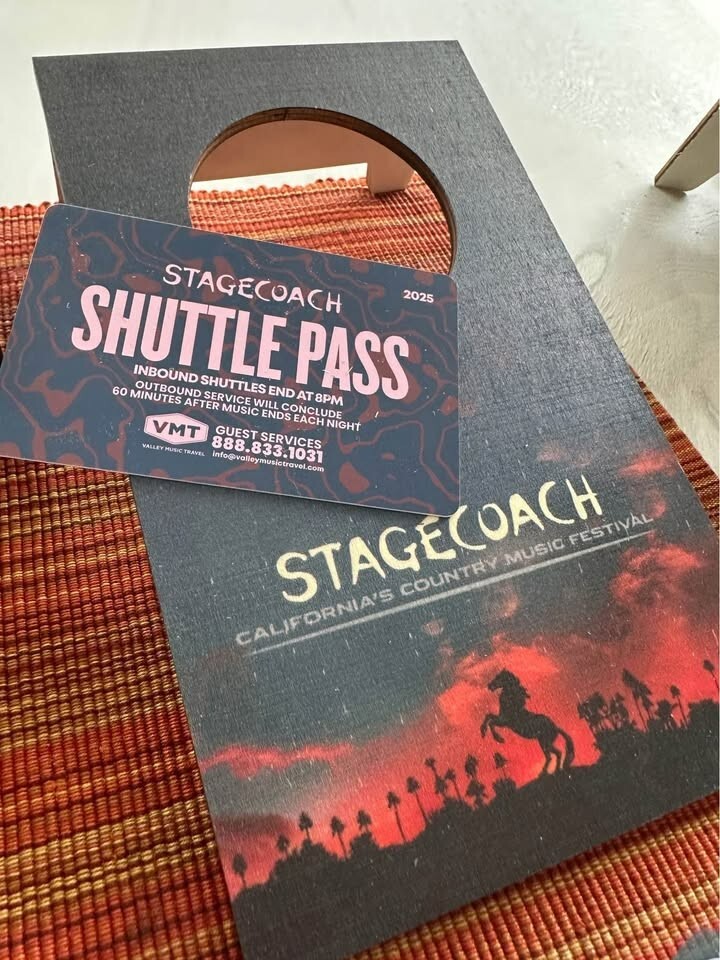 Stagecoach 3 day ticket w/shuttle pass