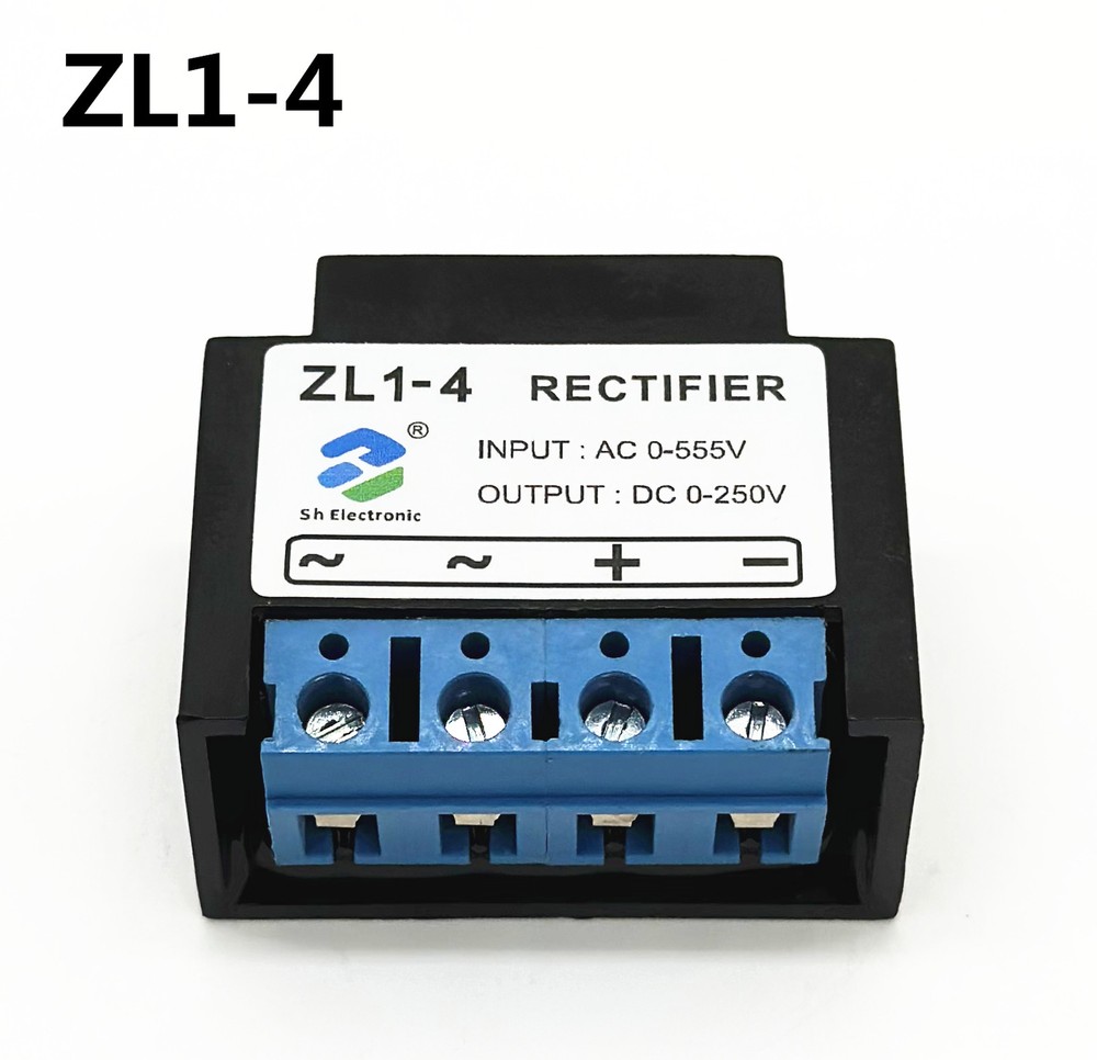 Rectifier ZL1-4 Brake Rectifier Input: AC0-555V Output: DC0-250V
