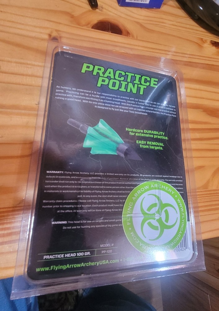 Flying Arrow Practice Points, 100gr, PP-100, New