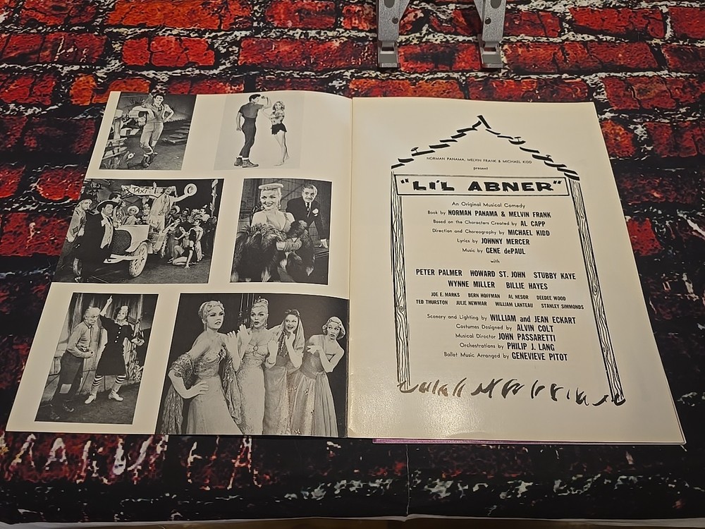ORIGINAL Li'l Abner Playbill - EXCELLENT