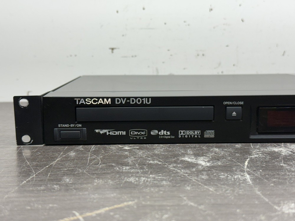 TASCAM DV-D01U Rackmountable Single Disc DVD Player - A168