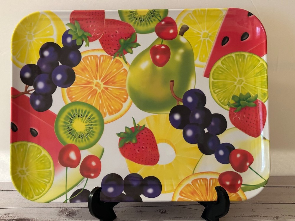 ZAK Design Espalier Serving Tray Fun Fruit Design Serving Tray
